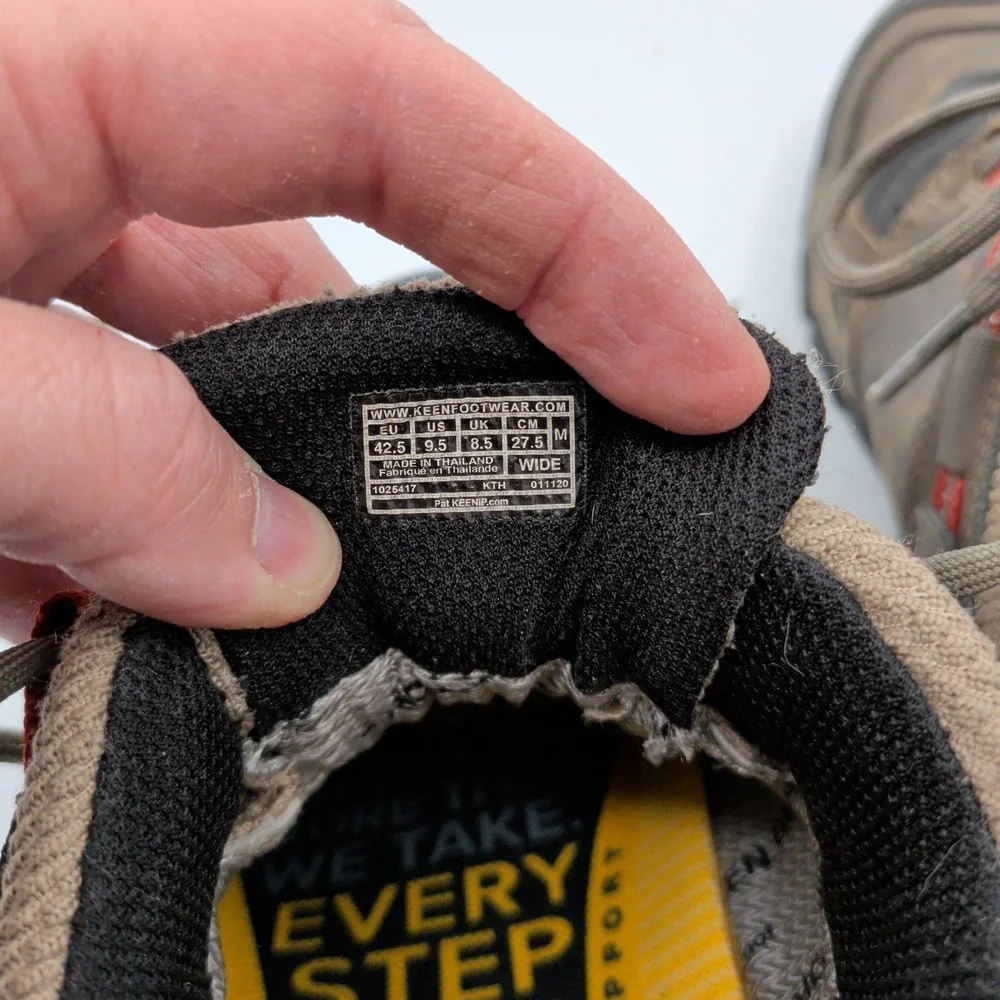 KEEN Ridge Flex Low WP Waterproof Hiking Shoes Mens 9.5 Wide 1025417 Gorpcore